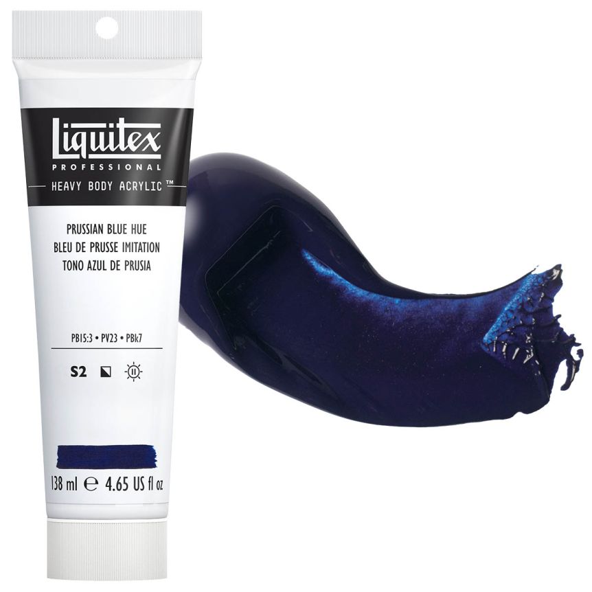 Liquitex Heavy Body Acrylic - Prussian Blue Hue, 4.65oz Tube