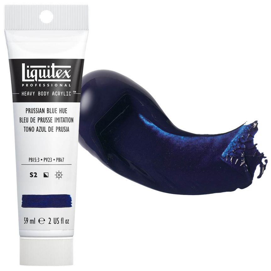 Liquitex Heavy Body Acrylic - Prussian Blue Hue, 2oz Tube