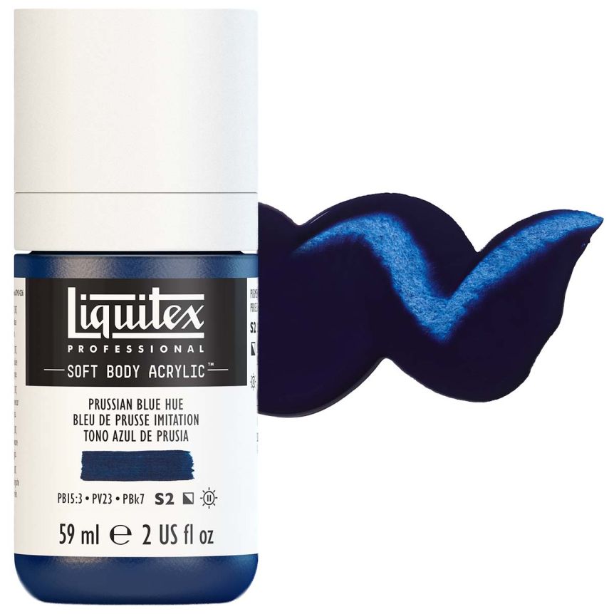 Liquitex Professional Soft Body Acrylic - Prussian Blue Hue, 2oz Bottle