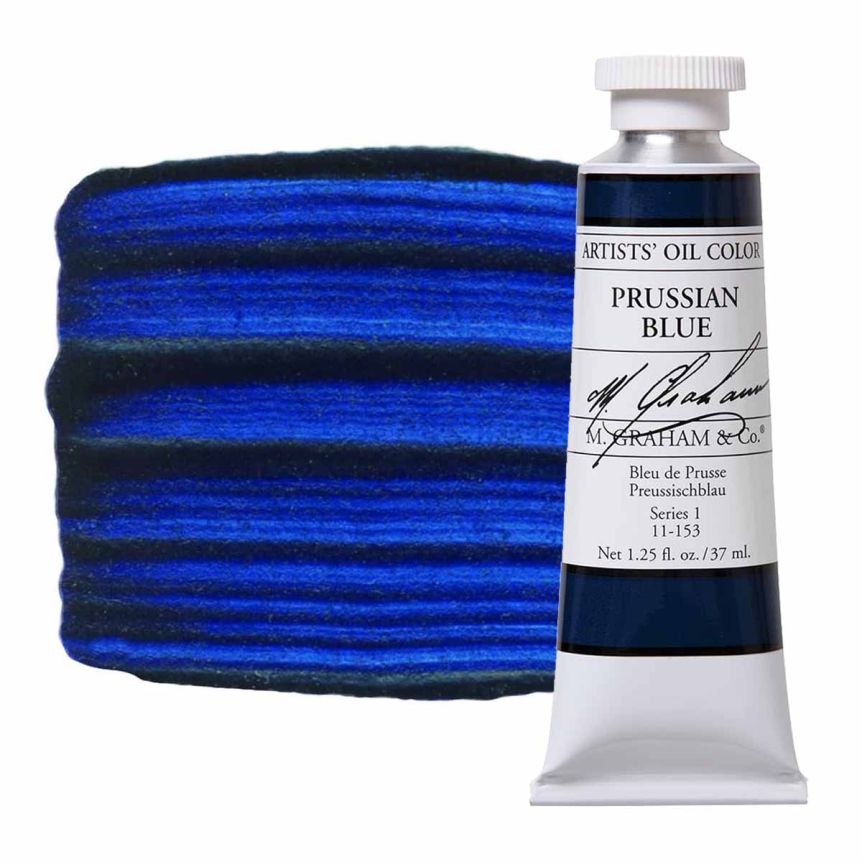 M. Graham Artist Oil Color 37ml - Prussian Blue