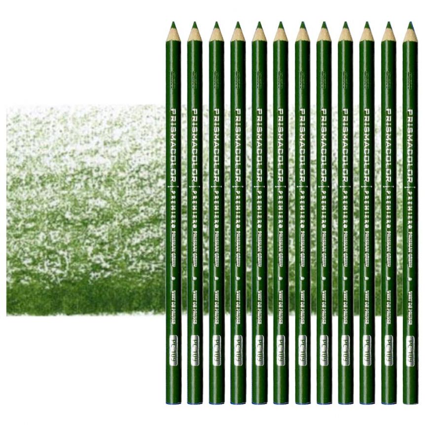 Prismacolor Premier Colored Pencils Set of 12 PC109 - Prussian Green	