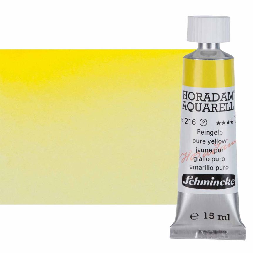 Schmincke Horadam Watercolor - Pure Yellow, 15ml