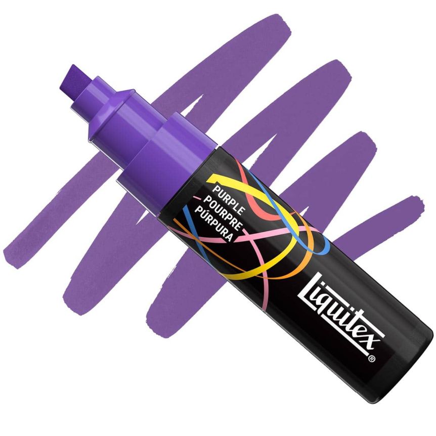 Liquitex Marker - Purple, Chisel Tip, 8 mm