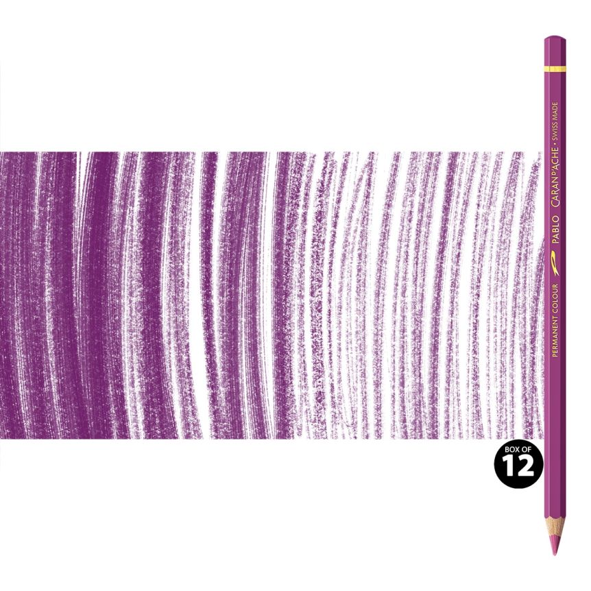 Caran d'Ache Pablo Pencils Set of 12 No. 100 - Purple Violet