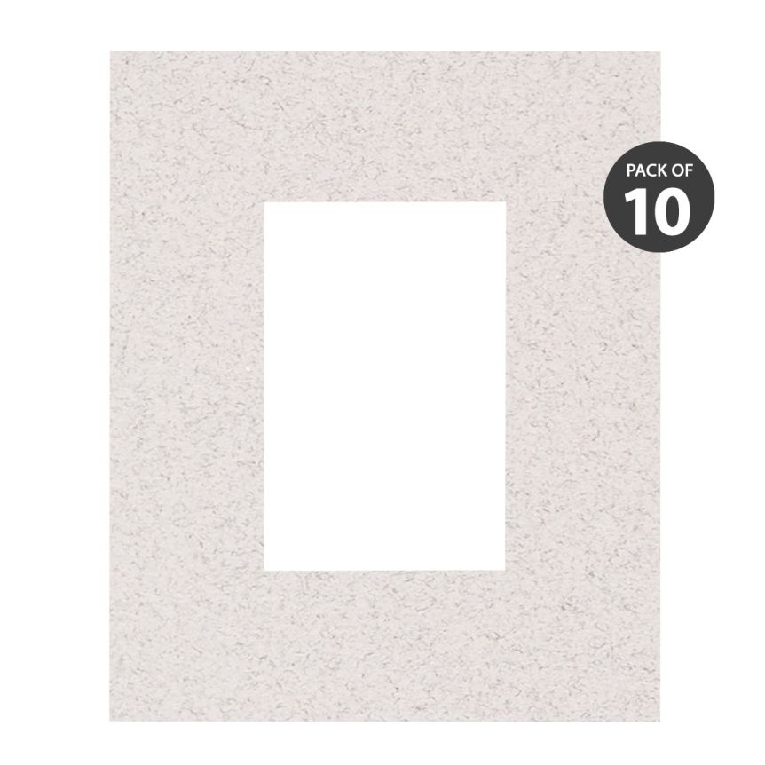 Pyramid Pre-Cut Mats 4 Ply - Style A - Granite (Pack of 10