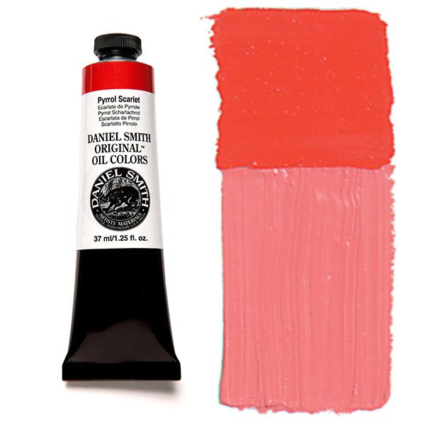 Daniel Smith Oil Colors - Pyrrol Scarlet, 37 ml Tube