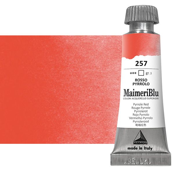 MaimeriBlu Artists Watercolor - Pyrrole Red, 12ml