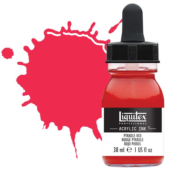 Liquitex Professional Acrylic Ink 30ml Bottle - Pyrrole Red
