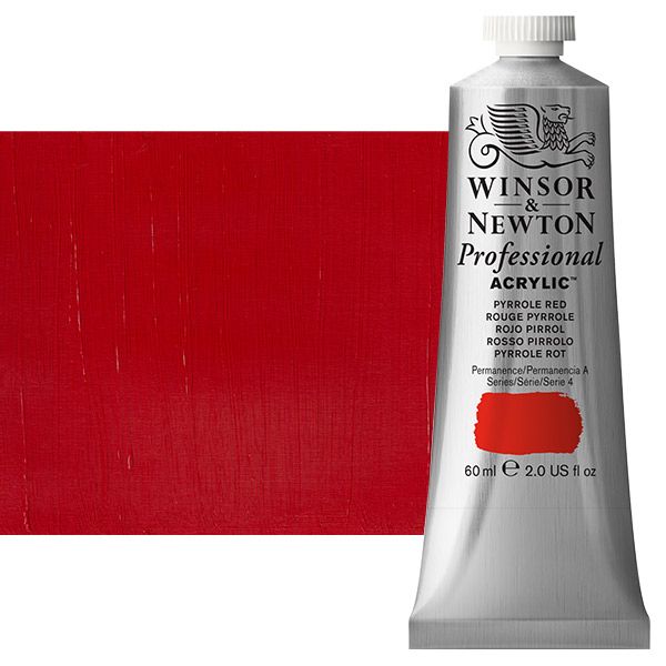 Winsor & Newton Professional Acrylic Pyrrole Red 60 ml