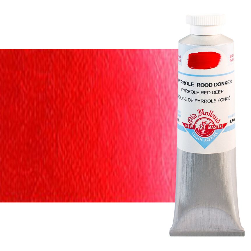 Old Holland New Masters Classic Acrylic Colors Pyrrolo Red Deep 60 ml