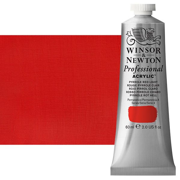 Winsor & Newton Professional Acrylic Pyrrole Red Light 60 ml