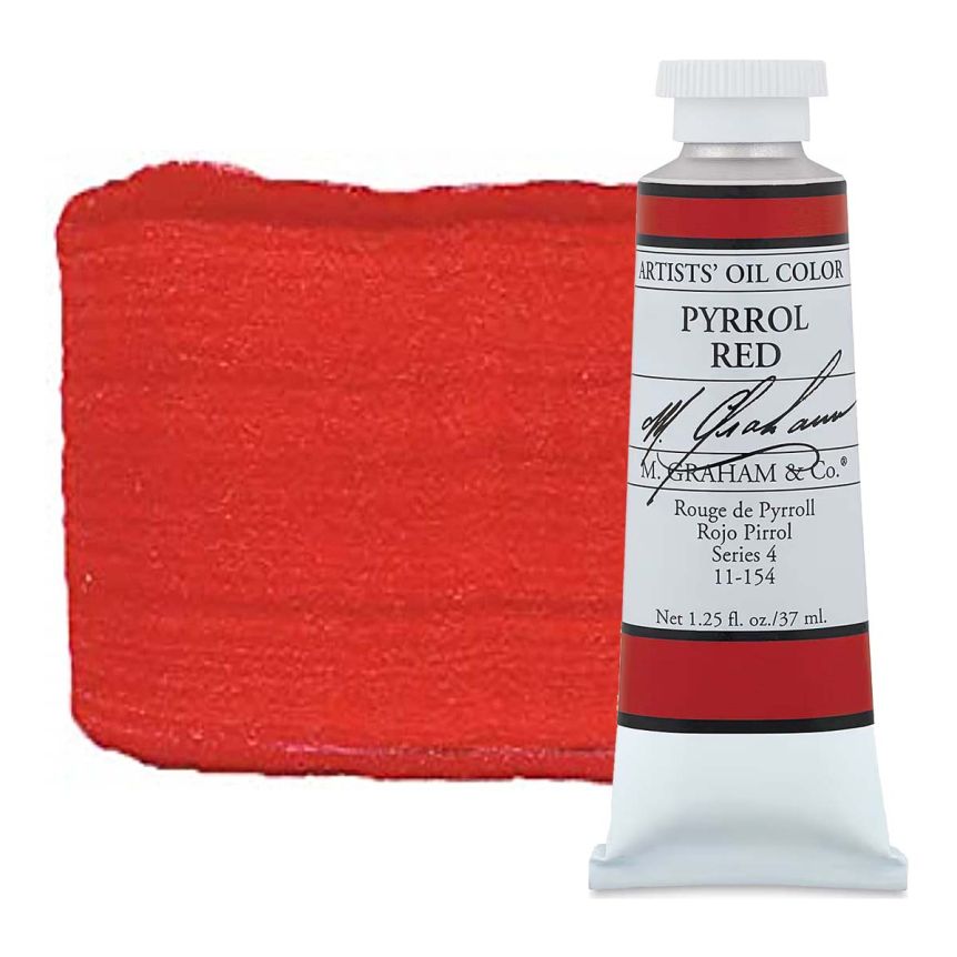 M. Graham Artist Oil Color 37ml - Pyrrol Red