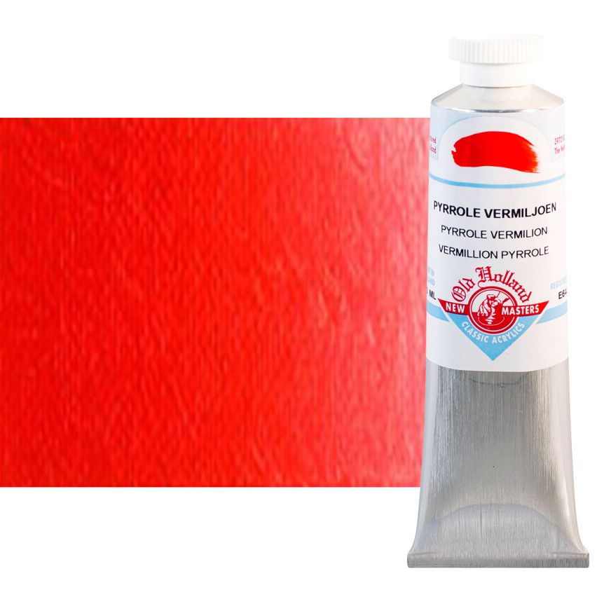 Old Holland New Masters Classic Acrylic Colors Pyrrolo Vermillion 60 ml