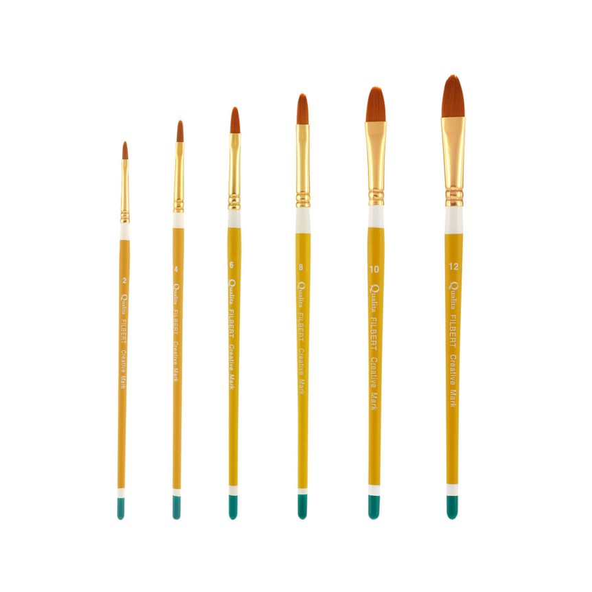 Qualita Short Handle Filberts Set of 6