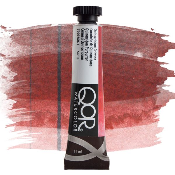 QoR Watercolor 11ml Tube - Quinacridone Crimson