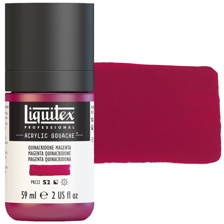 Liquitex Professional Acrylic Gouache - Quinacridone Magenta, 2oz Bottle