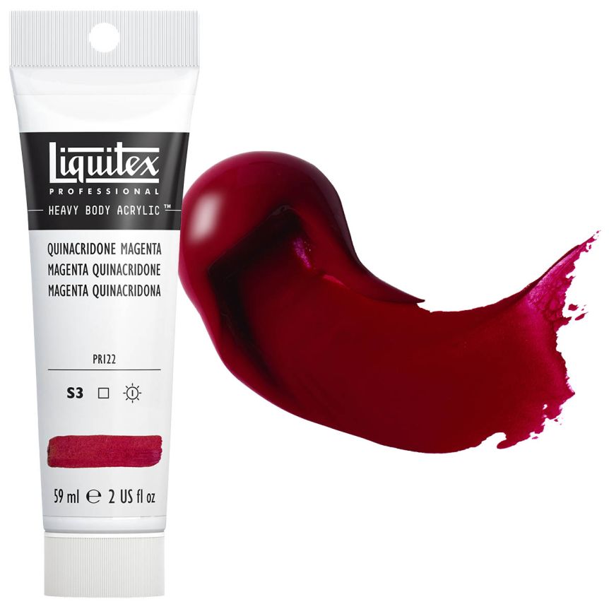 Liquitex Heavy Body Acrylic - Quinacridone Magenta, 2oz Tube