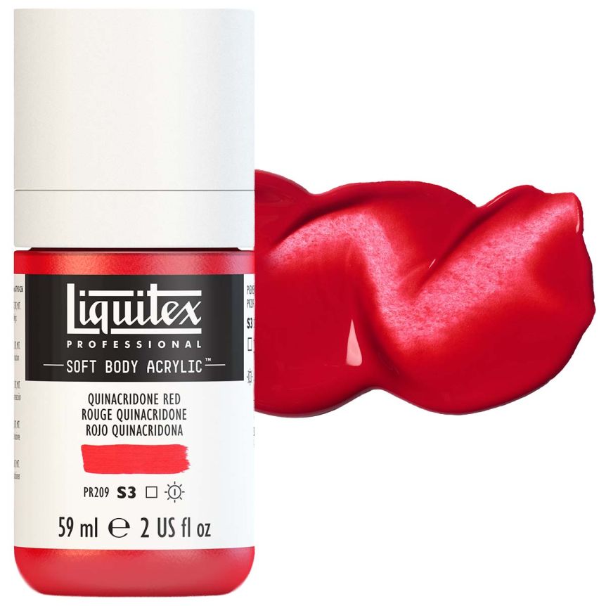 Liquitex Professional Soft Body Acrylic - Quinacridone Red, 2oz Bottle