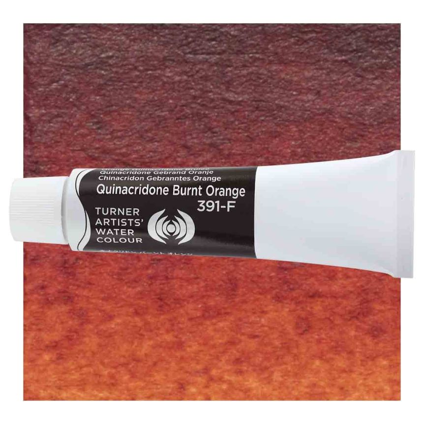 Turner Professional Watercolor - Quinacridone Burnt Orange, 15ml Tube
