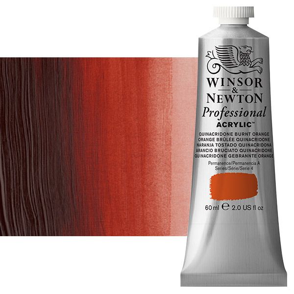 Winsor & Newton Professional Acrylic Quinacridone Burnt Orange 60 ml