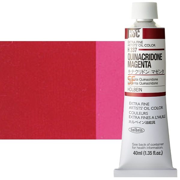 Holbein Extra-Fine Artists' Oil Color 40 ml Tube - Quinacridone Magenta 