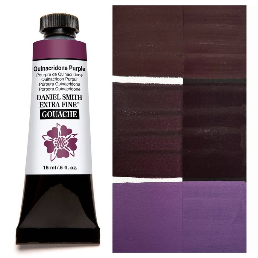 DANIEL SMITH Extra Fine GOUACHE Quinacridone Purple, 15ml Tube