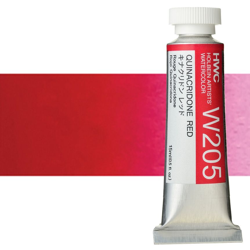 Holbein Artists' Watercolor 15 ml Tube - Quinacridone Red