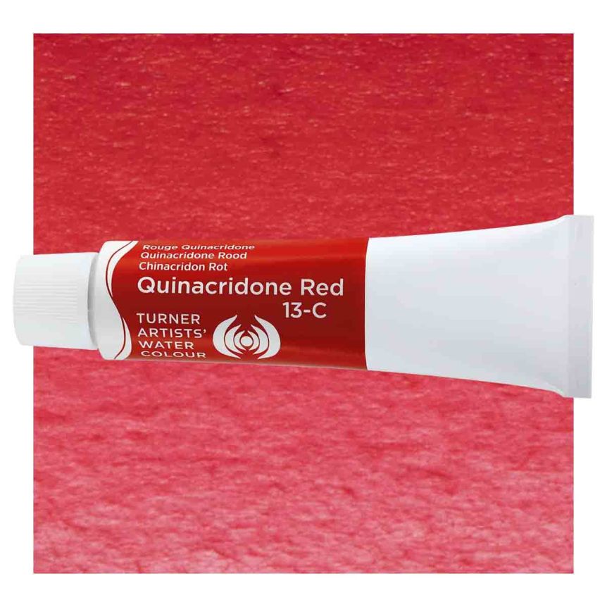 Turner Professional Watercolor -Quinacridone Red, 15ml Tube
