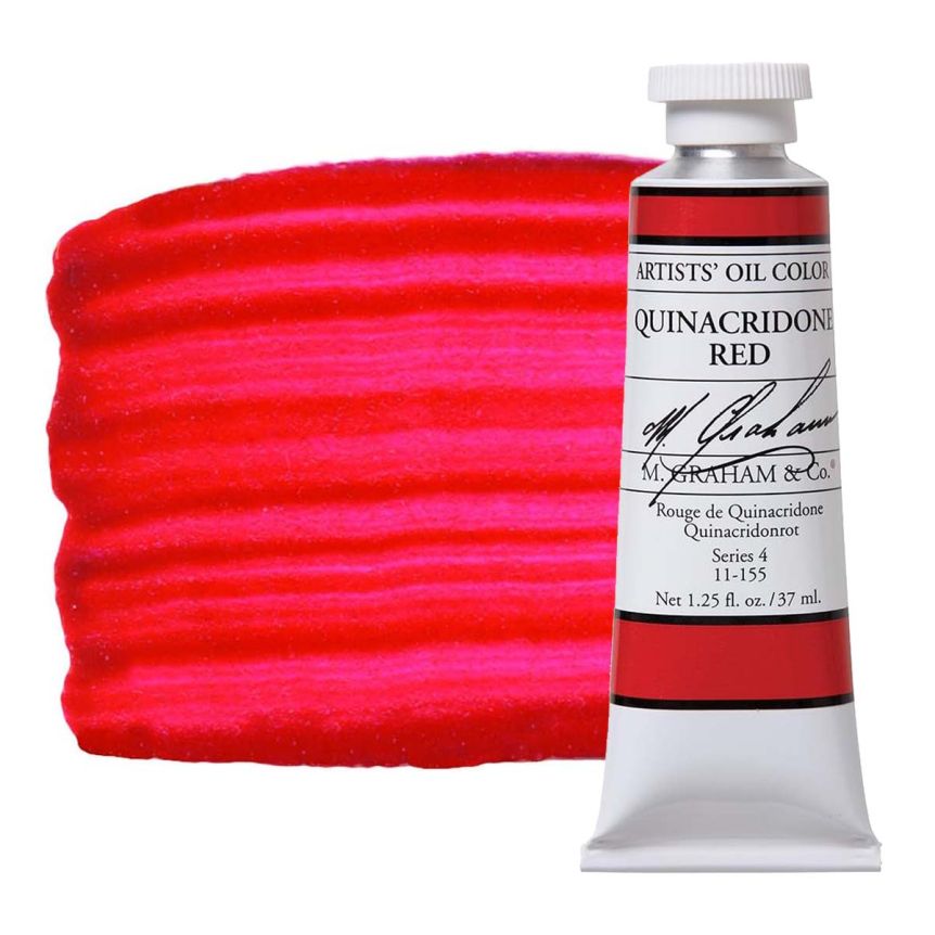 M. Graham Artist Oil Color 37ml - Quinacridone Red