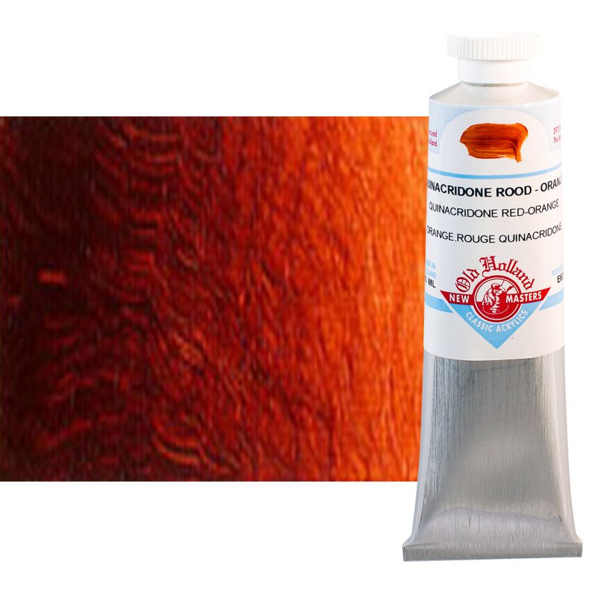 Old Holland New Masters Classic Acrylic Colors Quinacridone Red Orange 60 ml