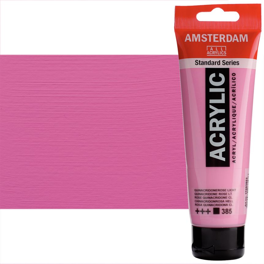 Amsterdam Expert Series Acrylic Paint - Quina Rose Deep Opaque 363 - Barattolo da 400 ml - Professionale, corpo pesante, alta resistenza alla luce, finitura durevole e flessibile