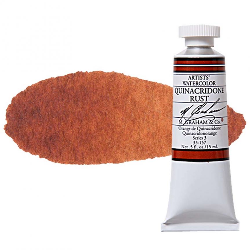 M. Graham Artists' Watercolor 15ml - Quinacridone Rust