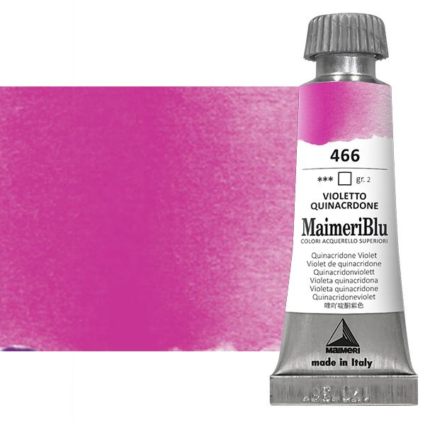 MaimeriBlu Artists Watercolor - Quinacridone Violet, 12ml