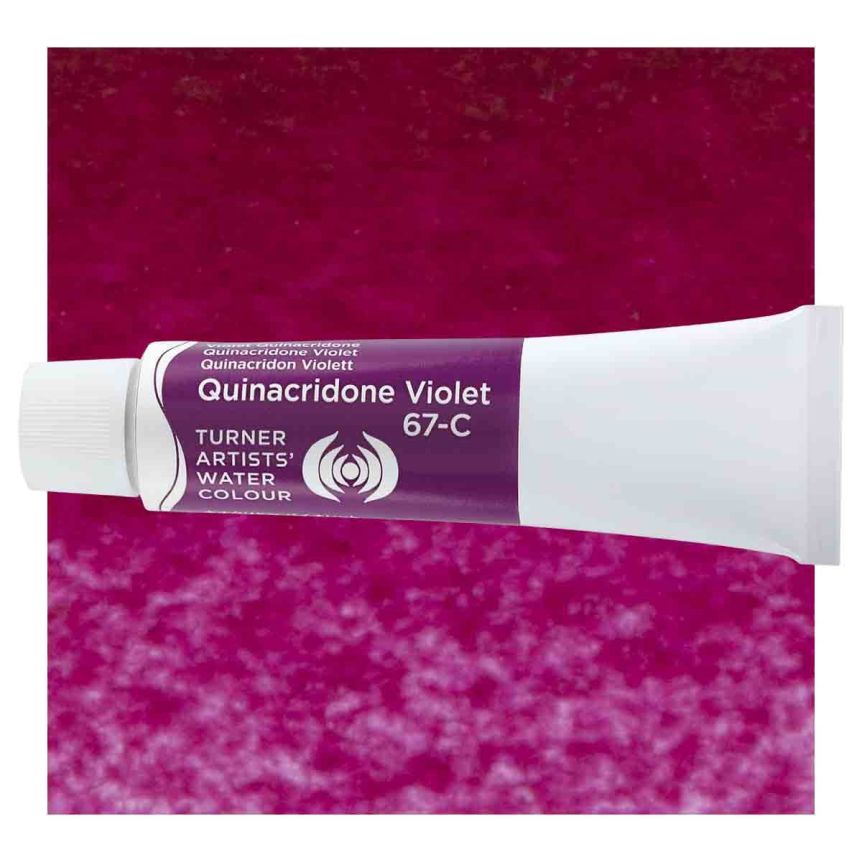 Turner Professional Watercolor - Quinacridone Violet, 15ml Tube