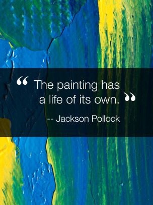 Inspirational Quote Art eGift Card - Jackson Pollock eGift Card