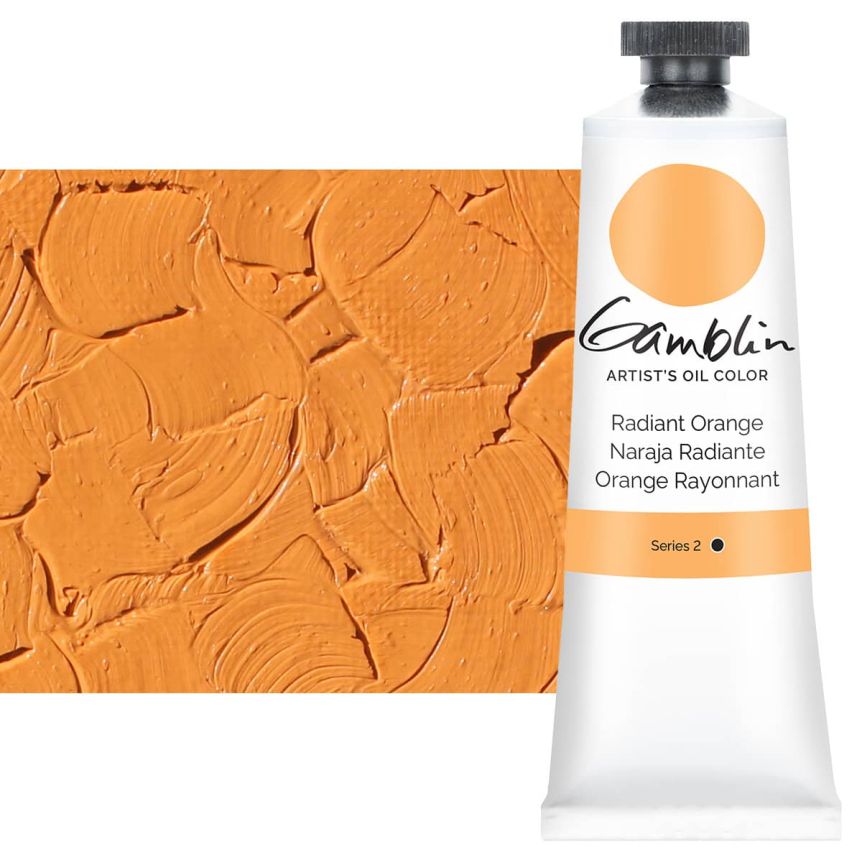 Gamblin Artists Oil - Radiant Orange, 37ml Tube