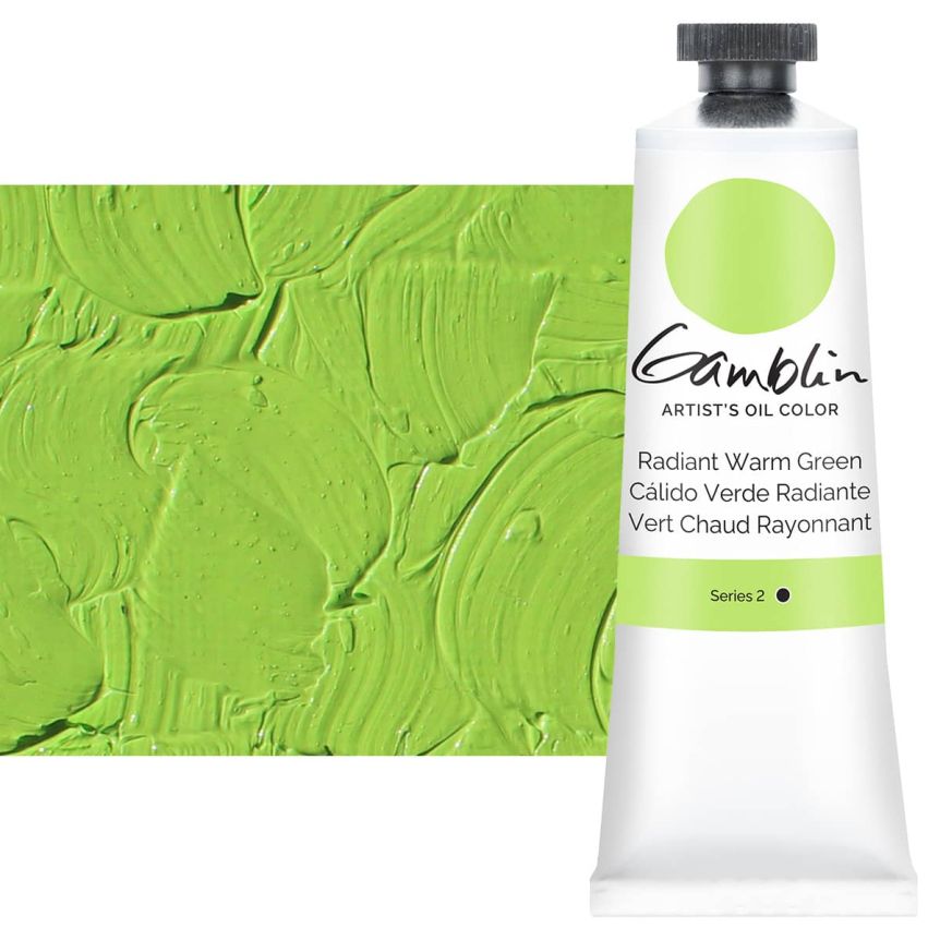 Gamblin Artists Oil - Radiant Warm Green, 37ml Tube