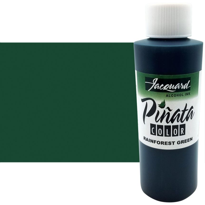 Jacquard Pinata Alcohol Ink - Rainforest Green, 4oz