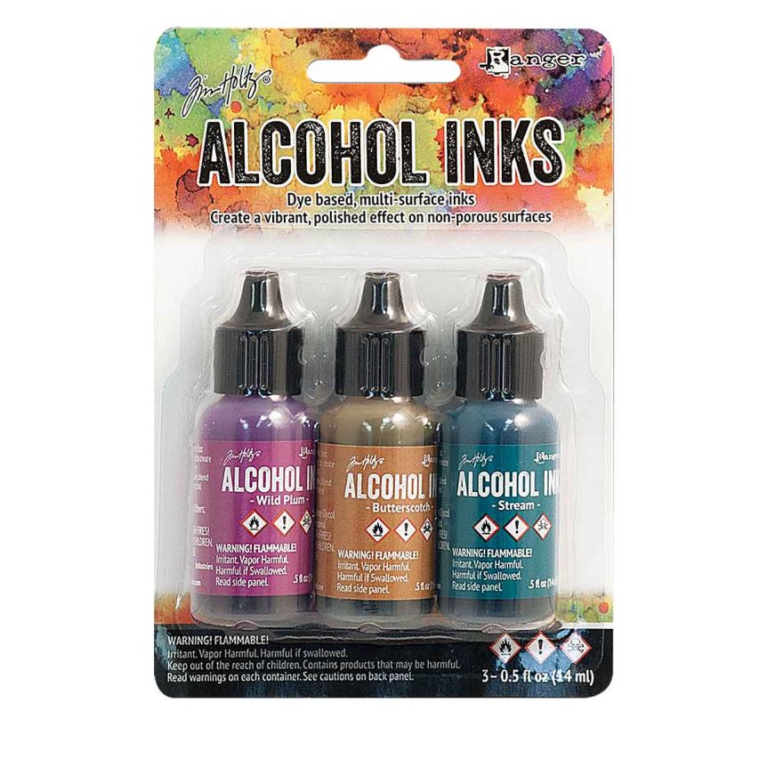 Tim Holtz Alcohol Ink - 1/2oz - Nature Walk Color Kit, Set of 3