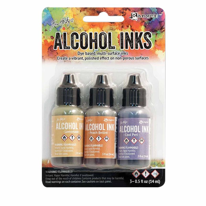 Tim Holtz Alcohol Ink - 1/2oz - Wildflowers Color Kit, Set of 3