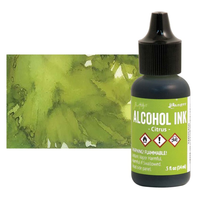 Tim Holtz Alcohol Ink - Citrus, 1/2oz Bottle  