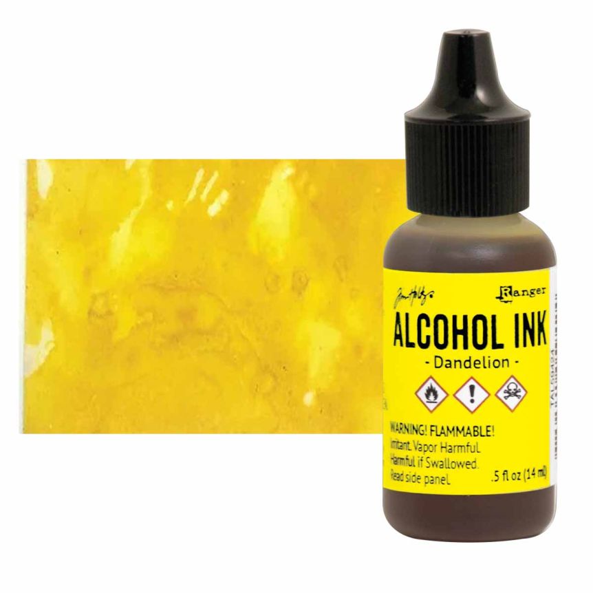 Tim Holtz Alcohol Ink - Dandelion, 1/2oz Bottle  