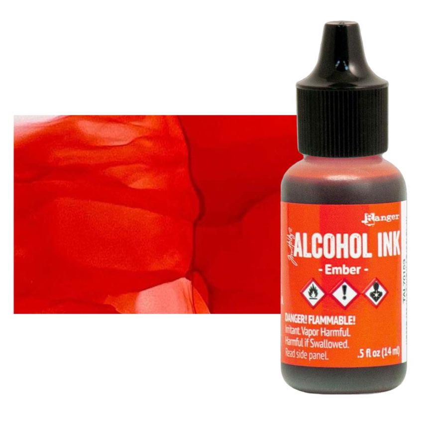 Tim Holtz Alcohol Ink - Ember, 1/2oz Bottle  