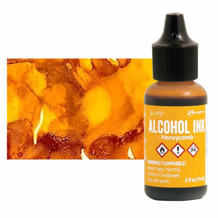 Tim Holtz Alcohol Ink - Honeycomb, 1/2oz Bottle  