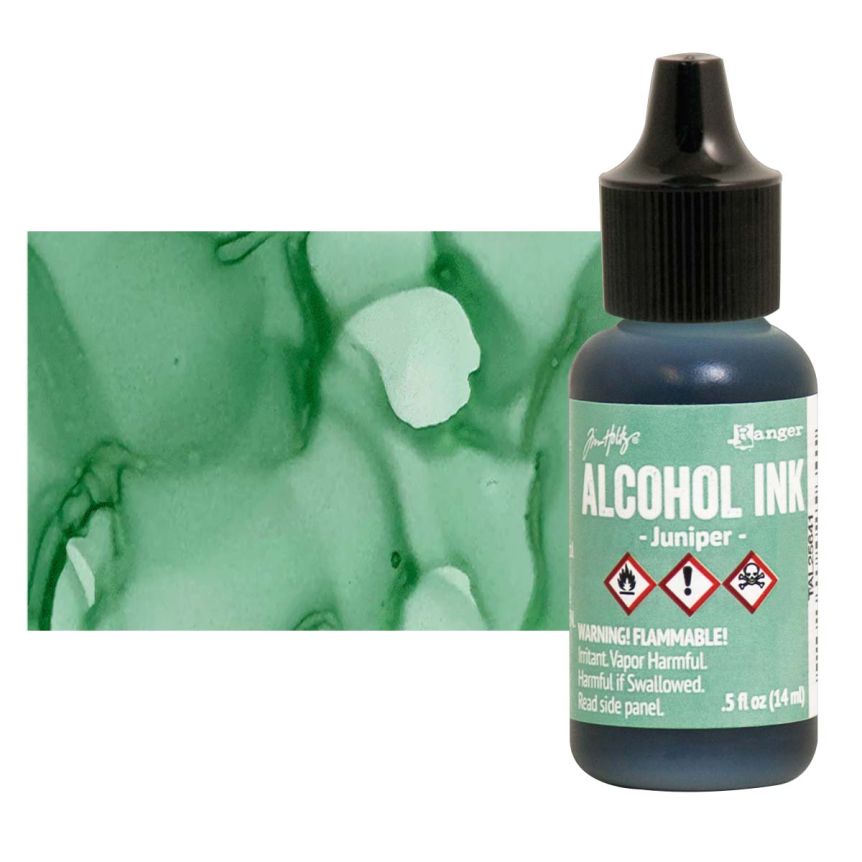 Tim Holtz Alcohol Ink - Juniper, 1/2oz Bottle  