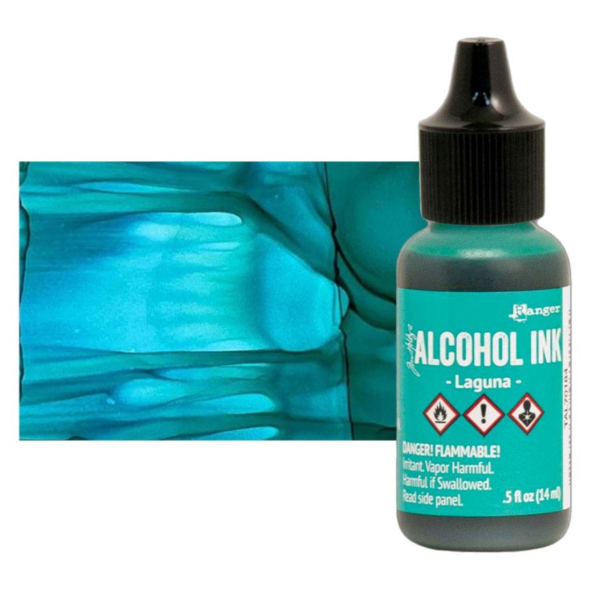 Tim Holtz Alcohol Ink - Laguna, 1/2oz Bottle  