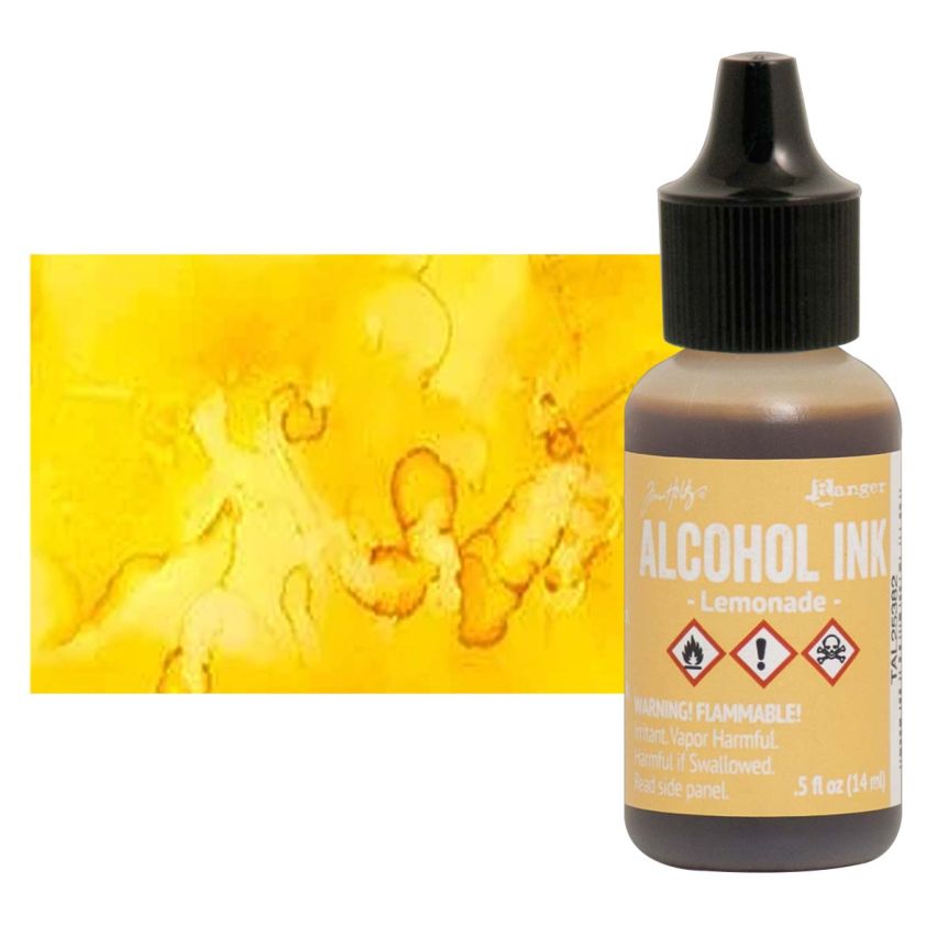 Tim Holtz Alcohol Ink - Lemonade, 1/2oz Bottle  
