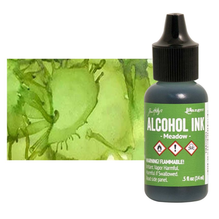 Tim Holtz Alcohol Ink - Meadow, 1/2oz Bottle  