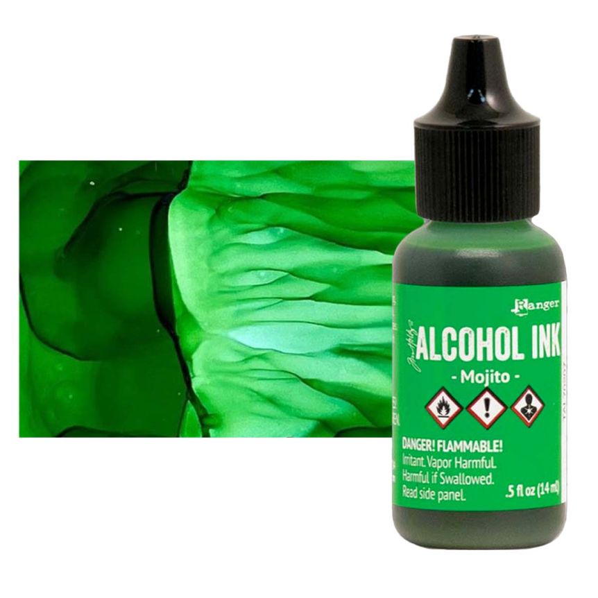 Tim Holtz Alcohol Ink - Mojito, 1/2oz Bottle  