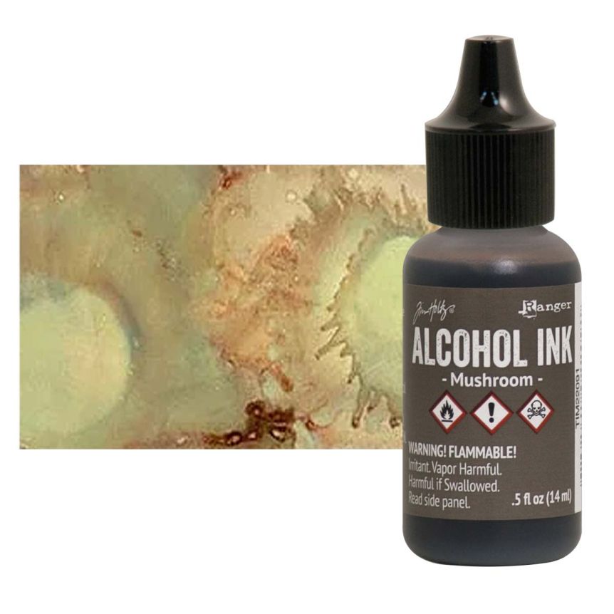Tim Holtz Alcohol Ink - Mushroom, 1/2oz Bottle  